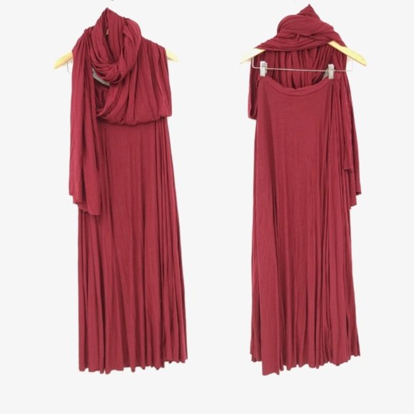 Lulu's Tricks of The Trade Maxi Dress maternity - Picture 3 of 11